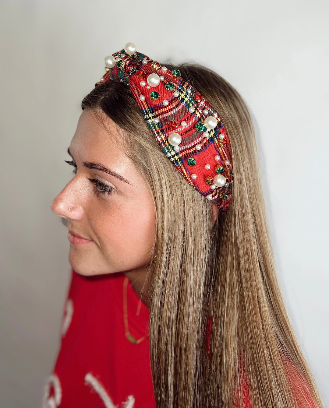 Christmas Plaid Headband