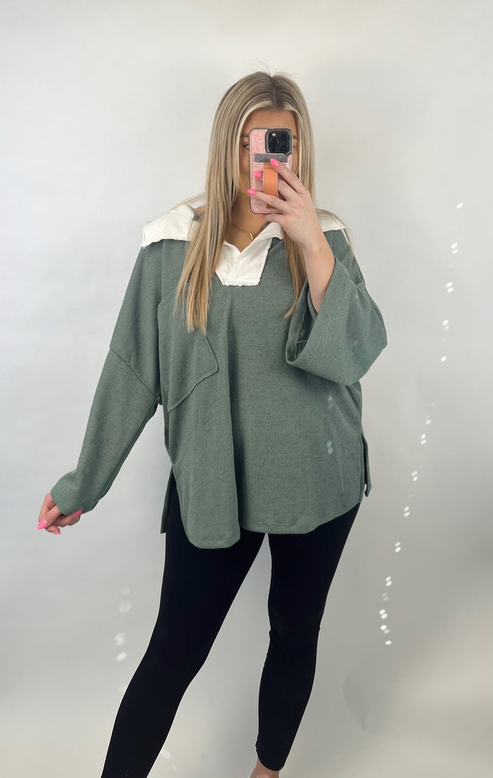 Relax More Oversized Top