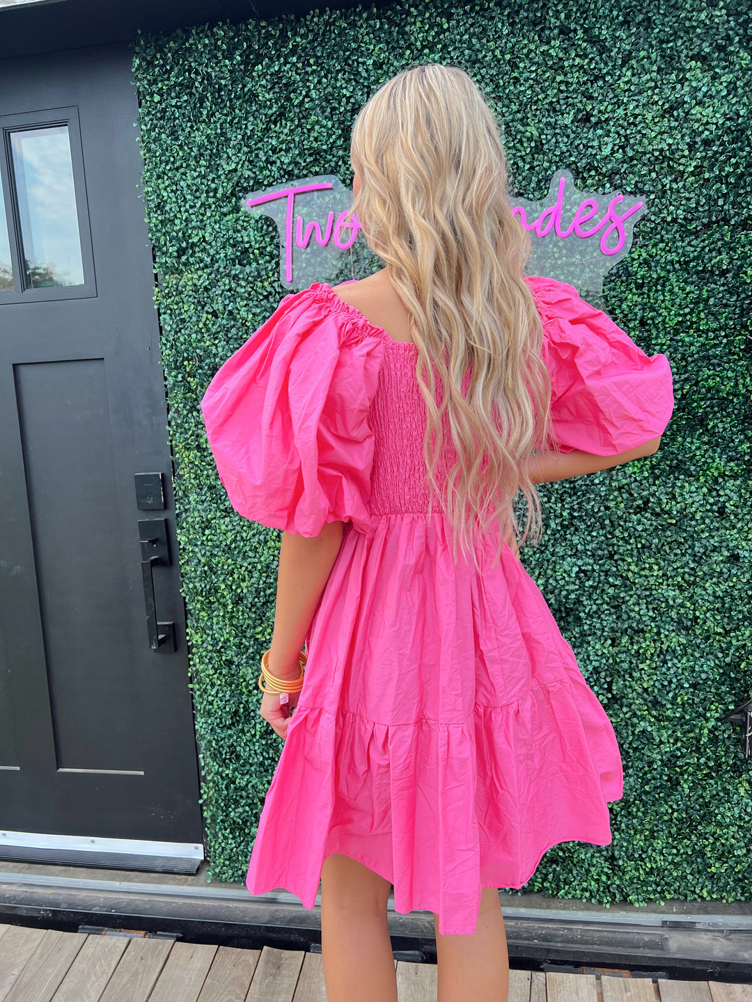 Palm Beach Dress - Pink