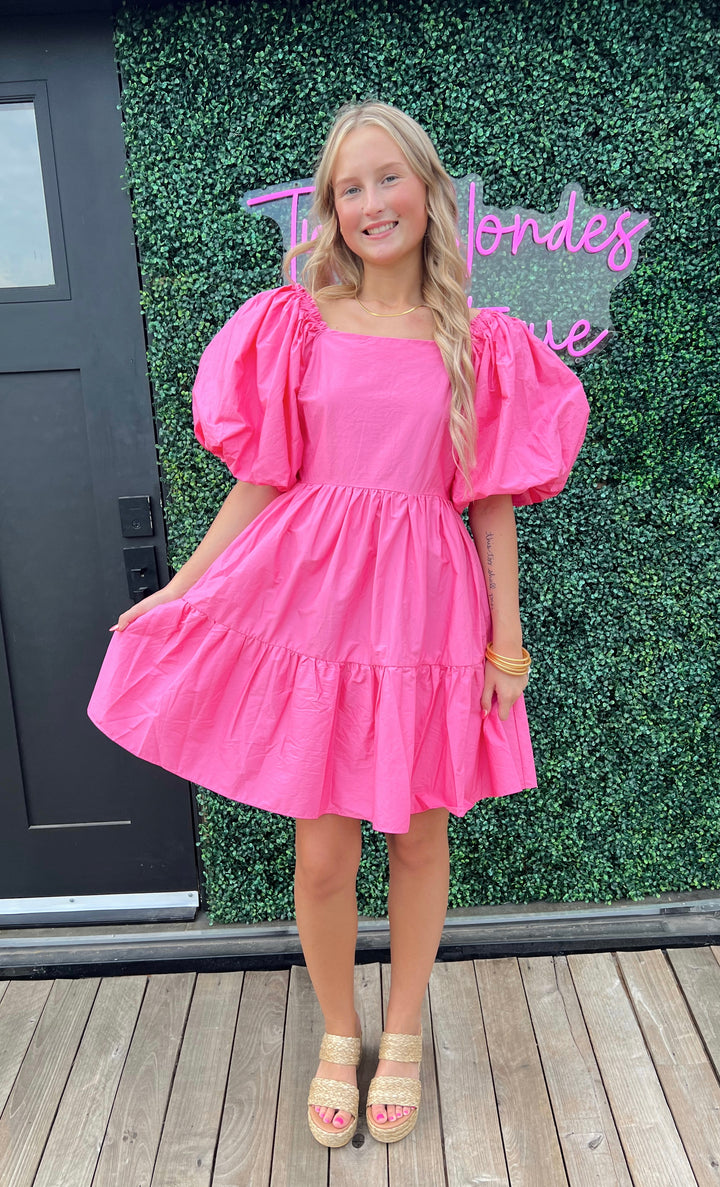 Palm Beach Dress - Pink