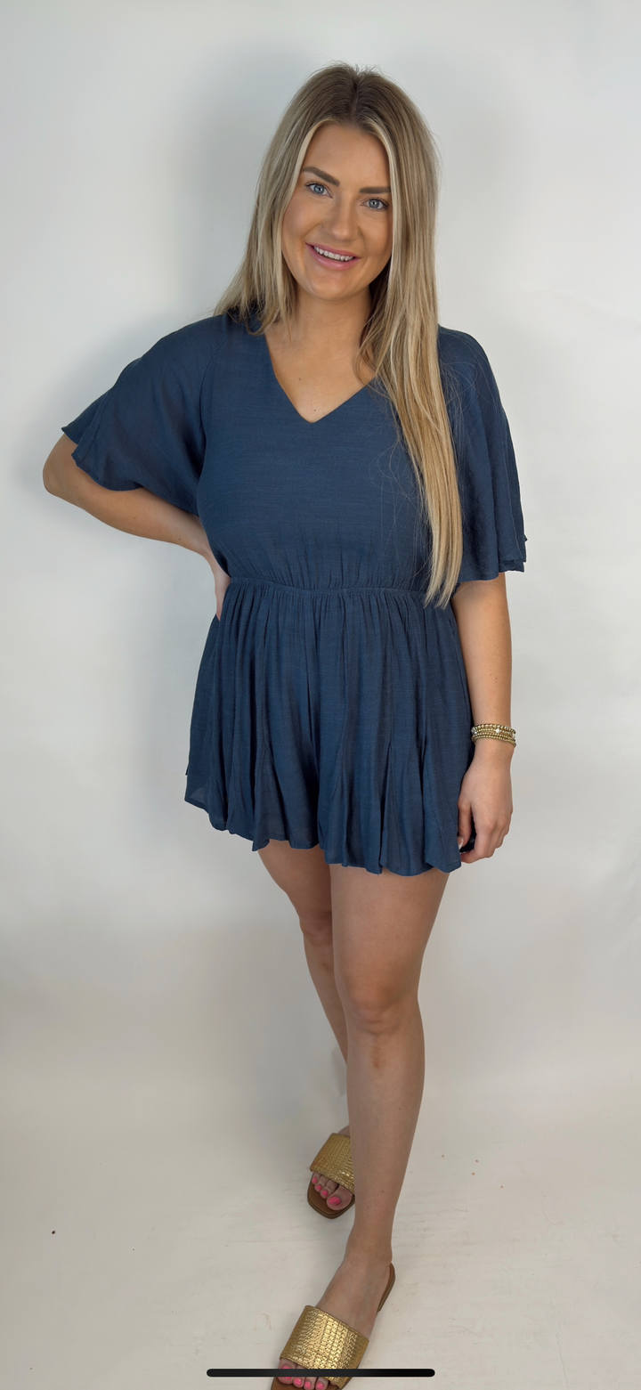 Easy Breezy Linen Romper