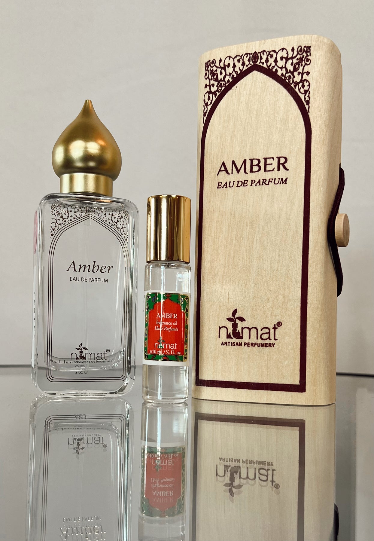  Nemat Amber Eau De Parfum Spray, 50 ML : Beauty